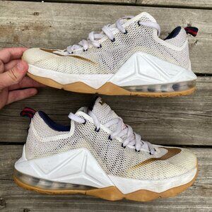 2014 Nike LeBron 12 Low USA Mens Shoes Size 10 724557-174